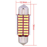 2-PCS-Festoon-36mm-2W-160LM-White-Light-16-LED-SMD-4014-Error-Free-License-Plate-Lights-Car-Light-Bulb