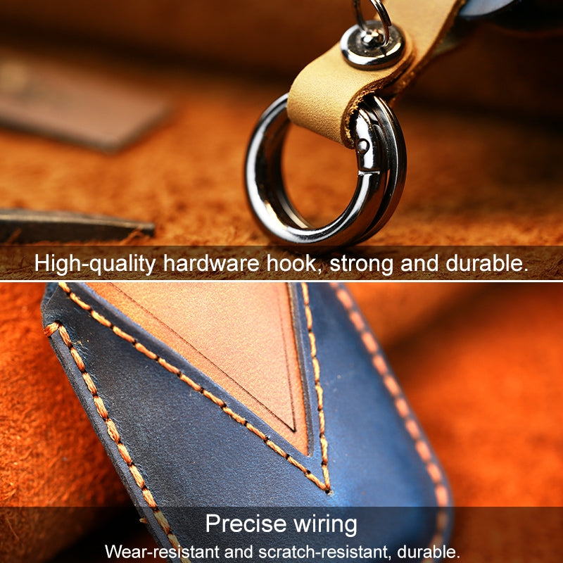 For-Nissan-Car-Cowhide-Leather-Key-Protective-Cover-Key-Case,-Three-Keys-Tailgate-Version-(Brown)