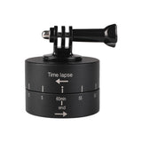 360-Degree-Auto-Rotation-60-Minutes-Time-Lapse-Stabilizer-Tripod-Head-Adapter-for-GoPro(Black)