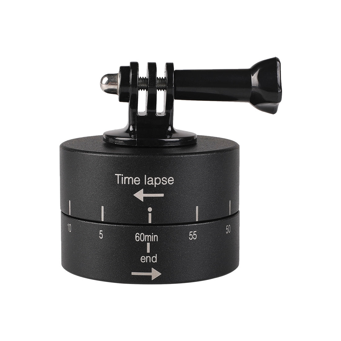360-Degree-Auto-Rotation-60-Minutes-Time-Lapse-Stabilizer-Tripod-Head-Adapter-for-GoPro(Black)