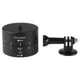 360-Degree-Auto-Rotation-60-Minutes-Time-Lapse-Stabilizer-Tripod-Head-Adapter-for-GoPro(Black)