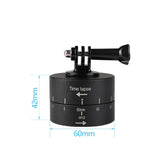 360-Degree-Auto-Rotation-60-Minutes-Time-Lapse-Stabilizer-Tripod-Head-Adapter-for-GoPro(Black)