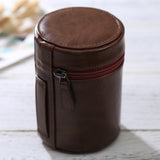 Medium-Lens-Case-Zippered-PU-Leather-Pouch-Box-for-DSLR-Camera-Lens,-Size:-13x9x9cm(Coffee)
