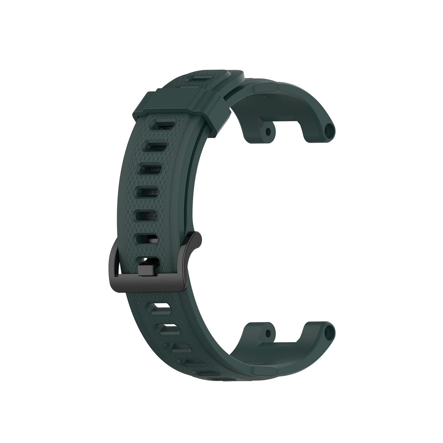 For-Amazfit-T-Rex-Pro-/-Amazfit-T-Rex-Silicone-Watch-Band-with-Dismantling-Tools,-One-Size(Olive-Green)