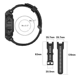 For-Amazfit-T-Rex-Pro-/-Amazfit-T-Rex-Silicone-Watch-Band-with-Dismantling-Tools,-One-Size(Olive-Green)