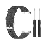 For-Amazfit-T-Rex-Pro-/-Amazfit-T-Rex-Nylon-Canvas-Watch-Band-with-Dismantling-Tools,-One-Size(Grey)
