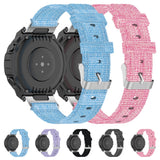 For-Amazfit-T-Rex-Pro-/-Amazfit-T-Rex-Nylon-Canvas-Watch-Band-with-Dismantling-Tools,-One-Size(Grey)