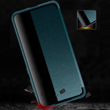 For-Samsung-Galaxy-S21-FE-Shockproof-Horizontal-Flip-Plain-Leather-Phone-Case(Black)