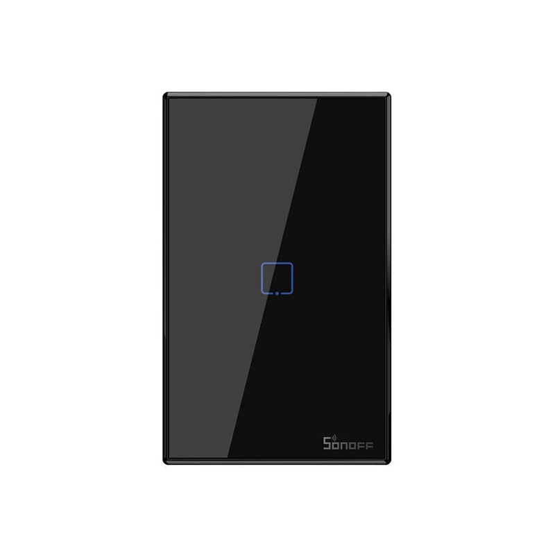 Sonoff T3 US-TX 433 RF WIFI Smart Remote Control Wall Touch Switch, US Plug, Style:Single Button