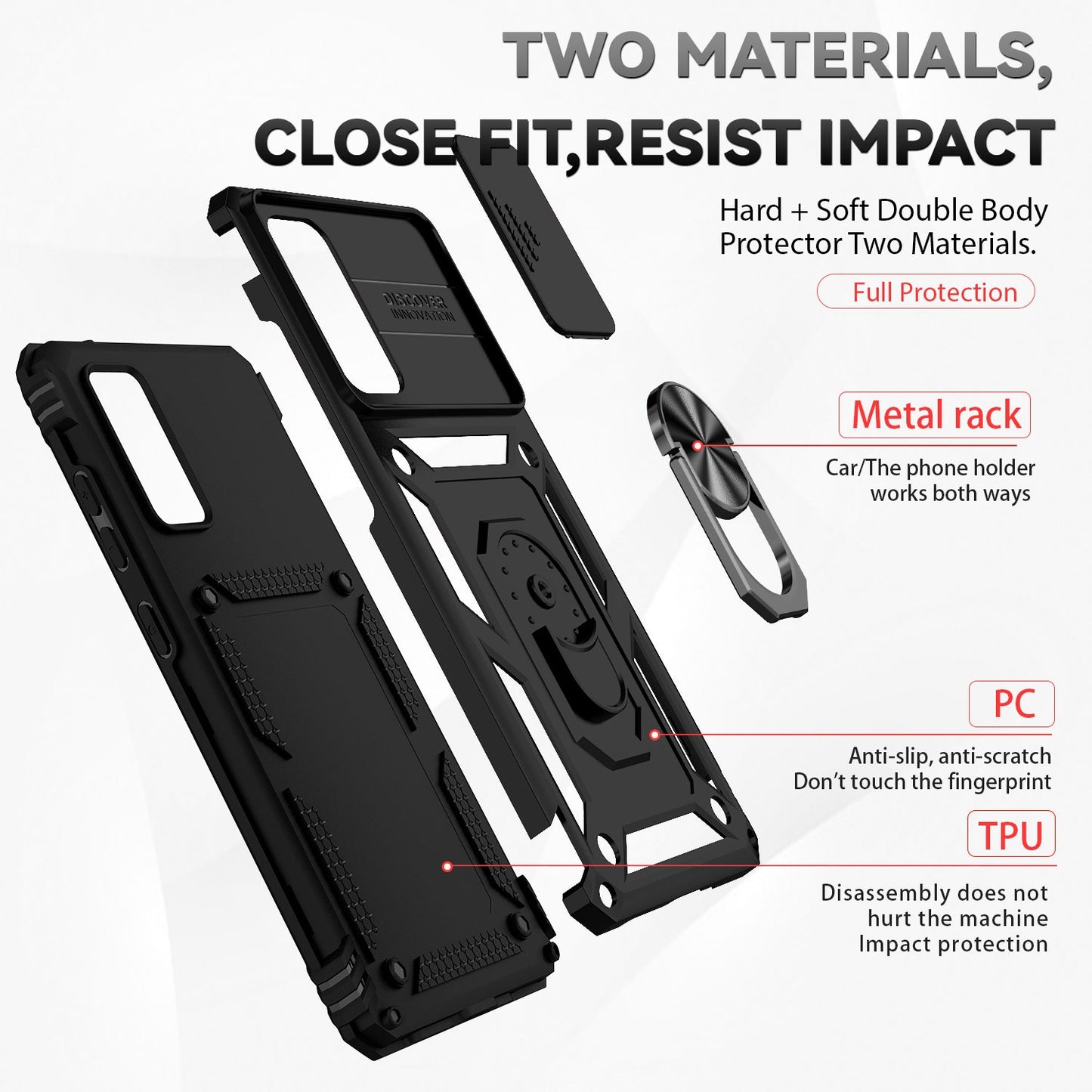 For-Samsung-Galaxy-S20-FE-Sliding-Camshield-Holder-Phone-Case(Black)