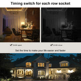 ZigBee 13A SM-SO301-K 4 Holes + 4 USB Multi-purpose Smart Power Strip, UK Plug