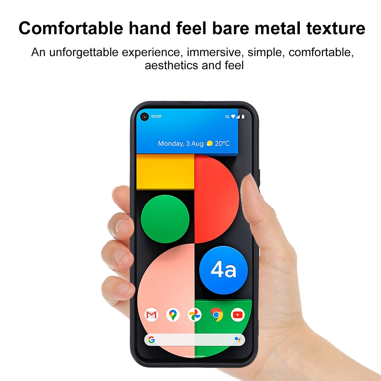 For-Google-Pixel-4a-5G-TPU-Phone-Case(Black)