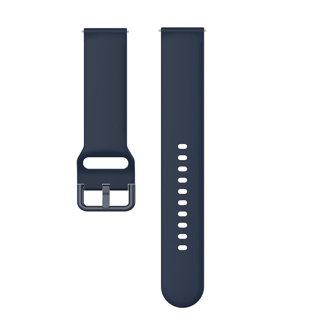 23mm-Color-Buckle-Silicone-Wrist-Strap-Watch-Band-for-Fitbit-Versa-2-/-Versa-/-Versa-Lite-/-Blaze,-Size:-L(Midnight-Blue)