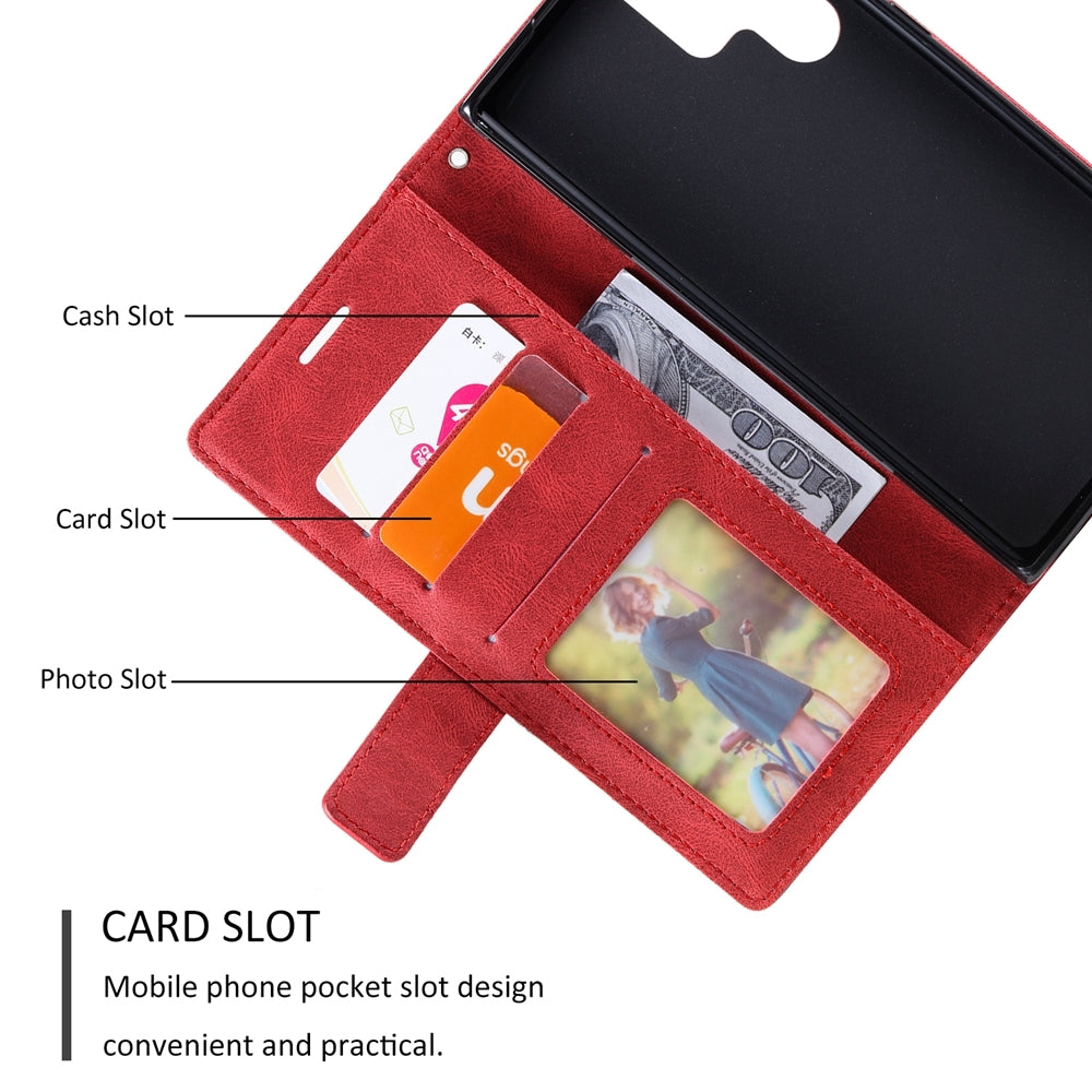 For-Samsung-Galaxy-S23-Ultra-5G-Skin-Feel-Splicing-Leather-Phone-Case(Red)