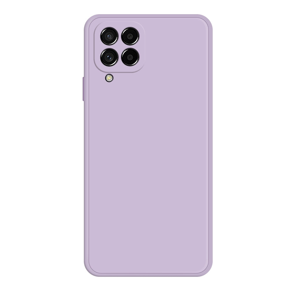 For-Samsung-Galaxy-M53-Imitation-Liquid-Silicone-Phone-Case(Purple)