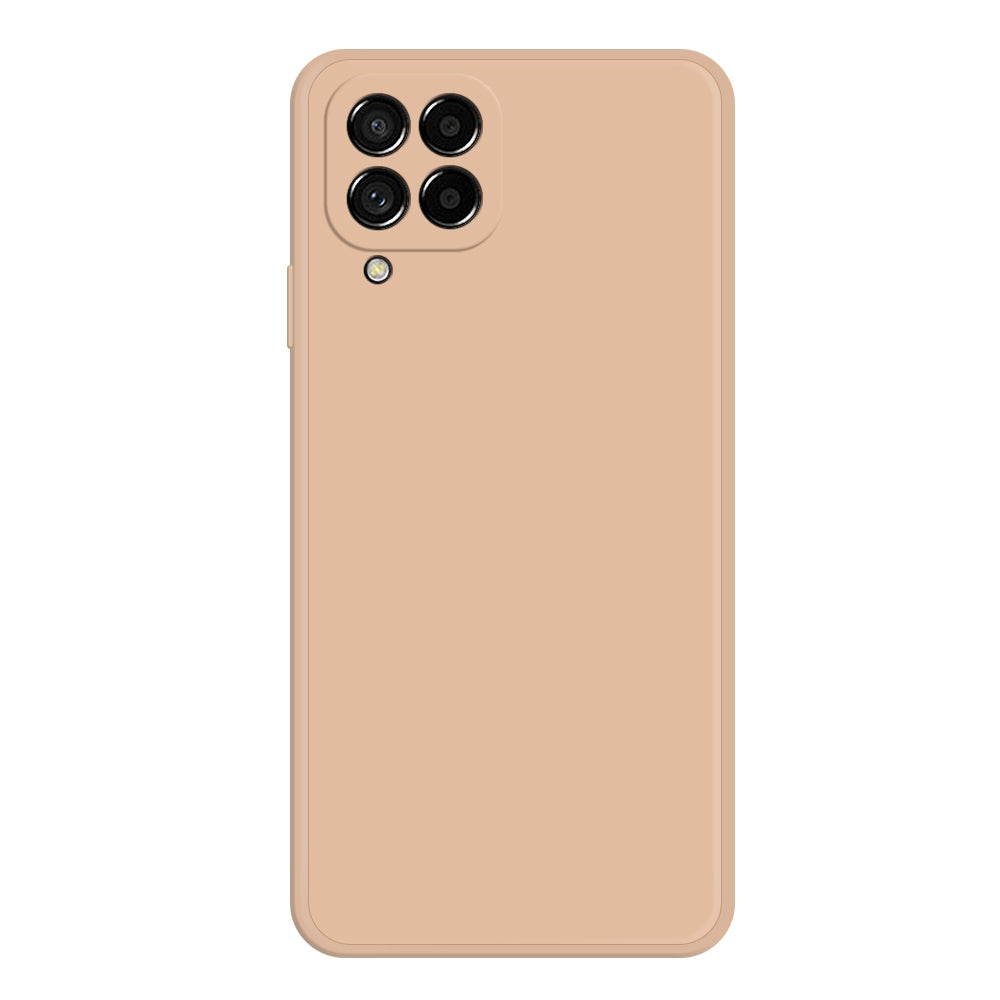 For-Samsung-Galaxy-M53-Imitation-Liquid-Silicone-Phone-Case(Apricot)