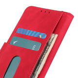 For-Google-Pixel-7a-KHAZNEH-Retro-Texture-Flip-Leather-Phone-Case(Red)