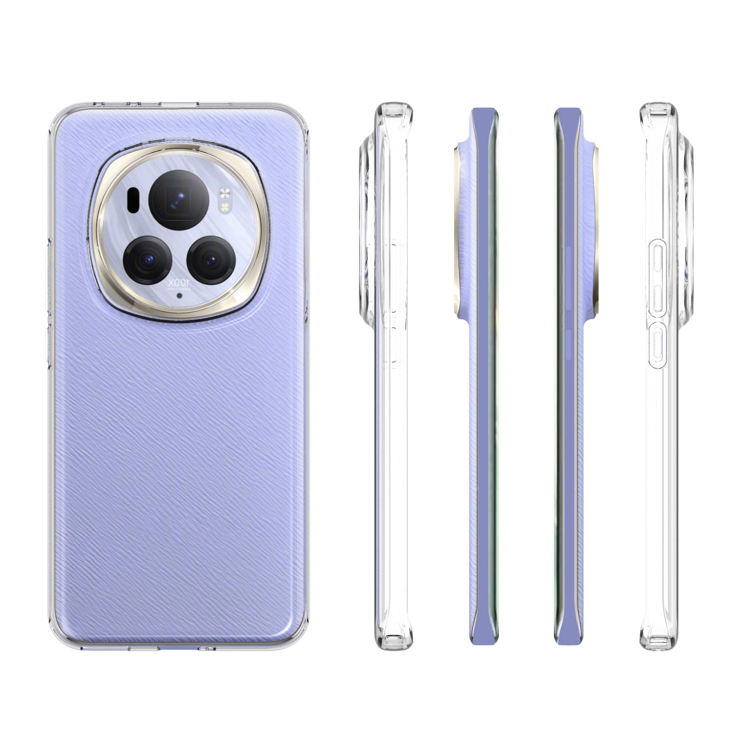 For-Honor-Magic6-Pro-5G-Waterproof-Texture-TPU-Phone-Case(Transparent)