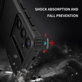 For-Samsung-Galaxy-S24-5G-Stereoscopic-Holder-Sliding-Camshield-Phone-Case(Black)