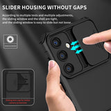 For-Samsung-Galaxy-S24-5G-Stereoscopic-Holder-Sliding-Camshield-Phone-Case(Black)