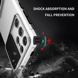 For-Samsung-Galaxy-S24-Ultra-5G-Stereoscopic-Holder-Sliding-Camshield-Phone-Case(White)