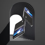 For-Motorola-Razr-40-Ultra-ABEEL-Carbon-Fiber-Texture-Protective-Phone-Case(Black)