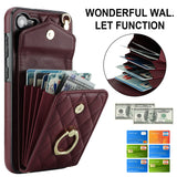 For-Samsung-Galaxy-S24-5G-Rhombic-Texture-Card-Bag-Phone-Case-with-Long-Lanyard(Wine-Red)