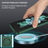 For-Samsung-Galaxy-Z-Flip5-5G-Magsafe-Magnetic-Folding-PC-Phone-Case(Green)