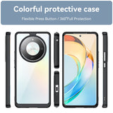 For-Honor-Magic6-Lite-5G-Colorful-Series-Acrylic-Hybrid-TPU-Phone-Case(Black)