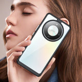 For-Honor-Magic6-Lite-5G-Colorful-Series-Acrylic-Hybrid-TPU-Phone-Case(Black)