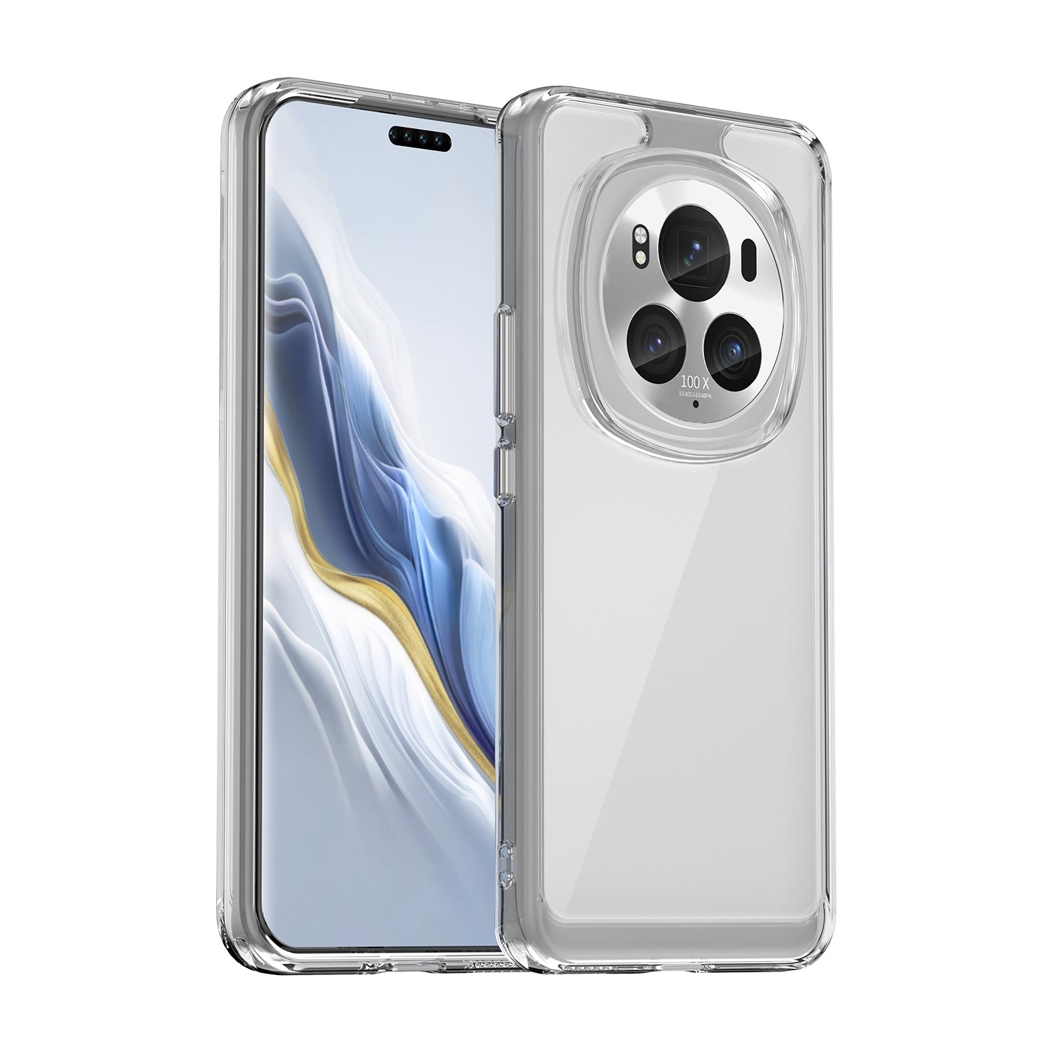 For-Honor-Magic6-Pro-5G-Colorful-Series-Acrylic-Hybrid-TPU-Phone-Case(Transparent)