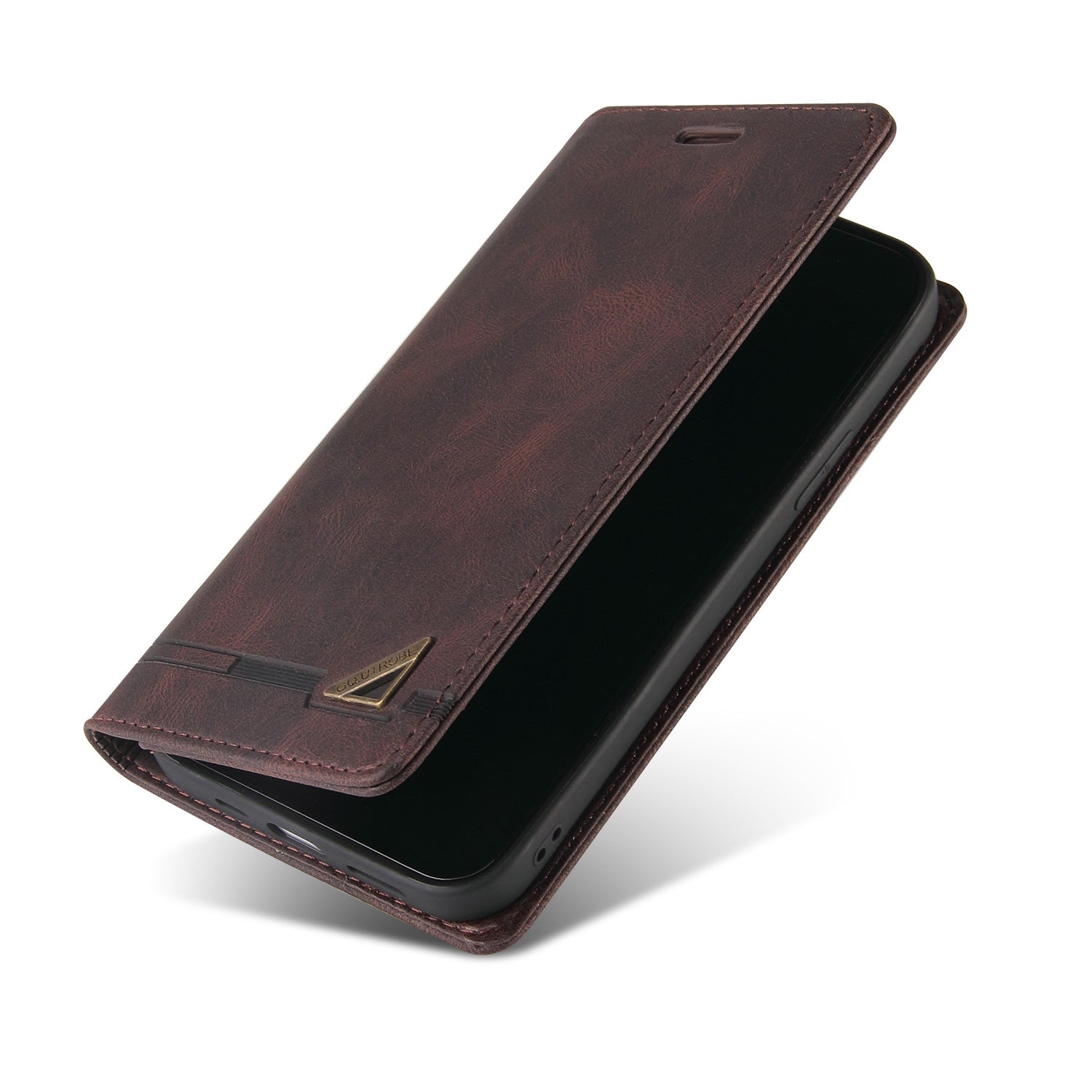 For-Samsung-Galaxy-S24-5G-Skin-Feel-Anti-theft-Brush-Horizontal-Flip-Leather-Case-with-Holder(Brown)