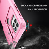 For-Motorola-Moto-G-Stylus-5G-Stereoscopic-Holder-Sliding-Camshield-Phone-Case(Pink)