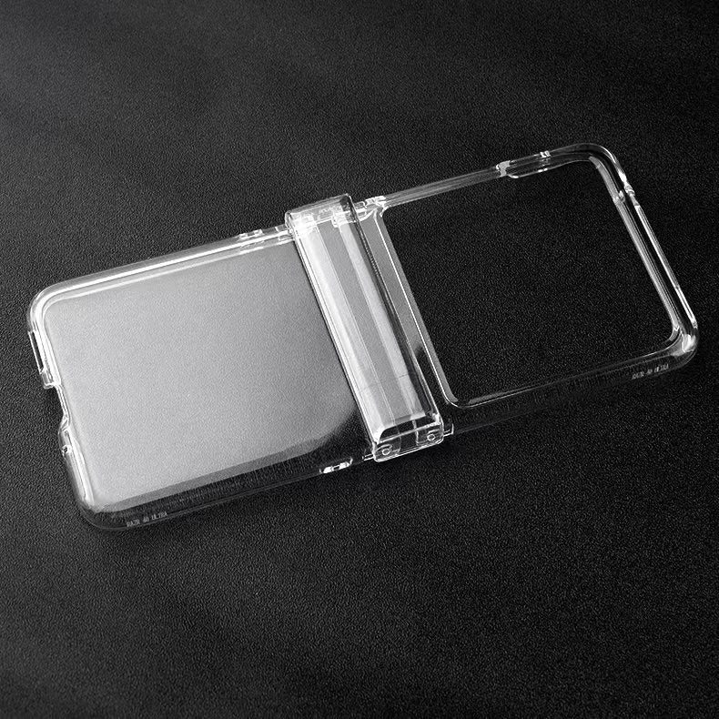 For-Motorola-Razr-40-Ultra-3-in-1-Full-Coverage-PC-Transparent-Shockproof-Protective-Phone-Case(Transparent)