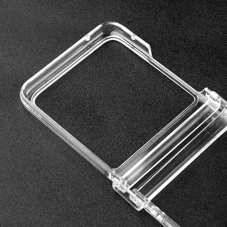 For-Motorola-Razr-40-Ultra-3-in-1-Full-Coverage-PC-Transparent-Shockproof-Protective-Phone-Case(Transparent)
