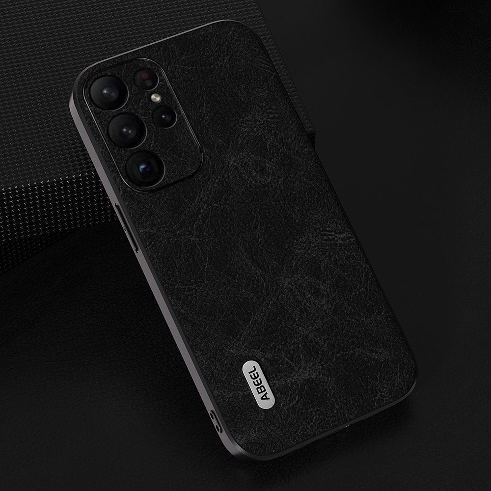 For-Samsung-Galaxy-S23-5G-ABEEL-Dream-Litchi-Texture-PU-Phone-Case(Black)