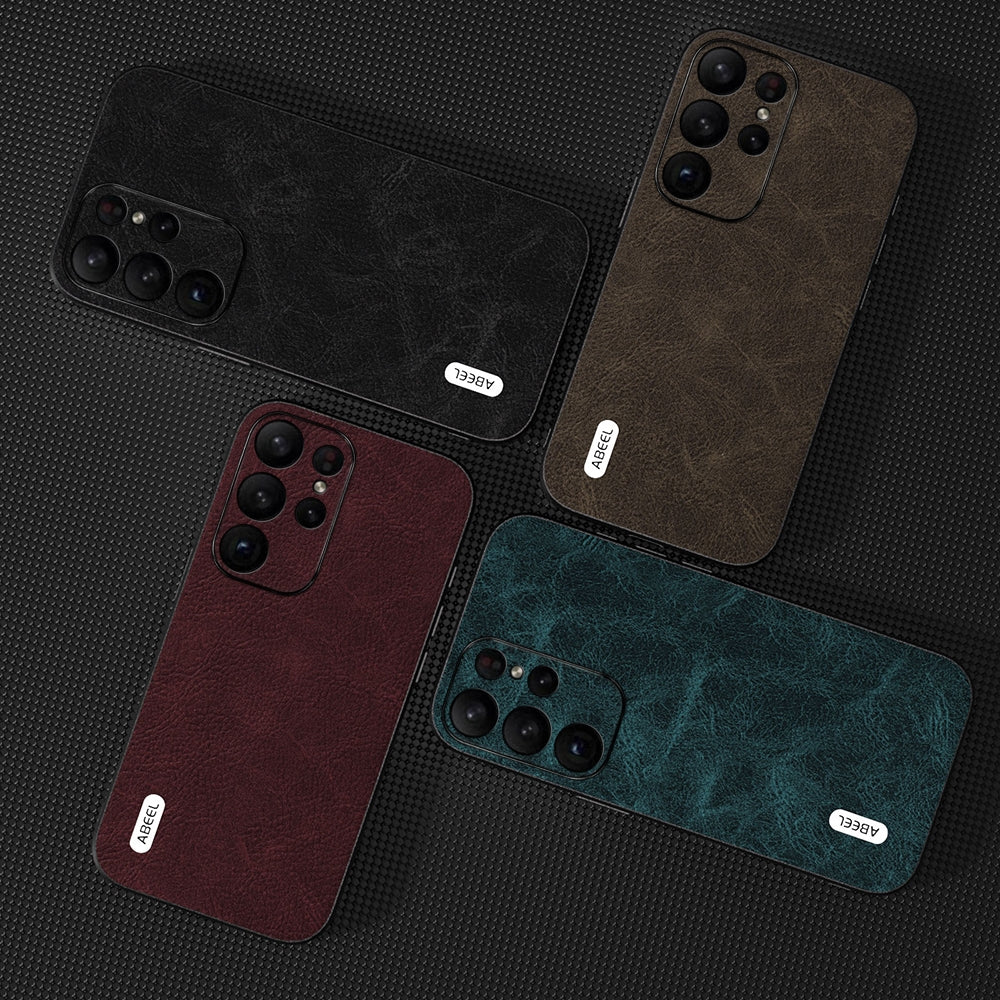 For-Samsung-Galaxy-S23-5G-ABEEL-Dream-Litchi-Texture-PU-Phone-Case(Black)