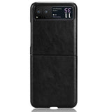 For-Motorola-Moto-Razr-40-Litchi-Texture-Back-Cover-Phone-Case(Black)
