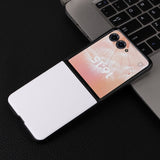 For-Motorola-Moto-Razr-50-Ultra-PU-Leather-PC-Phone-Case(White)