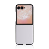 For-Motorola-Moto-Razr-50-Ultra-PU-Leather-PC-Phone-Case(White)