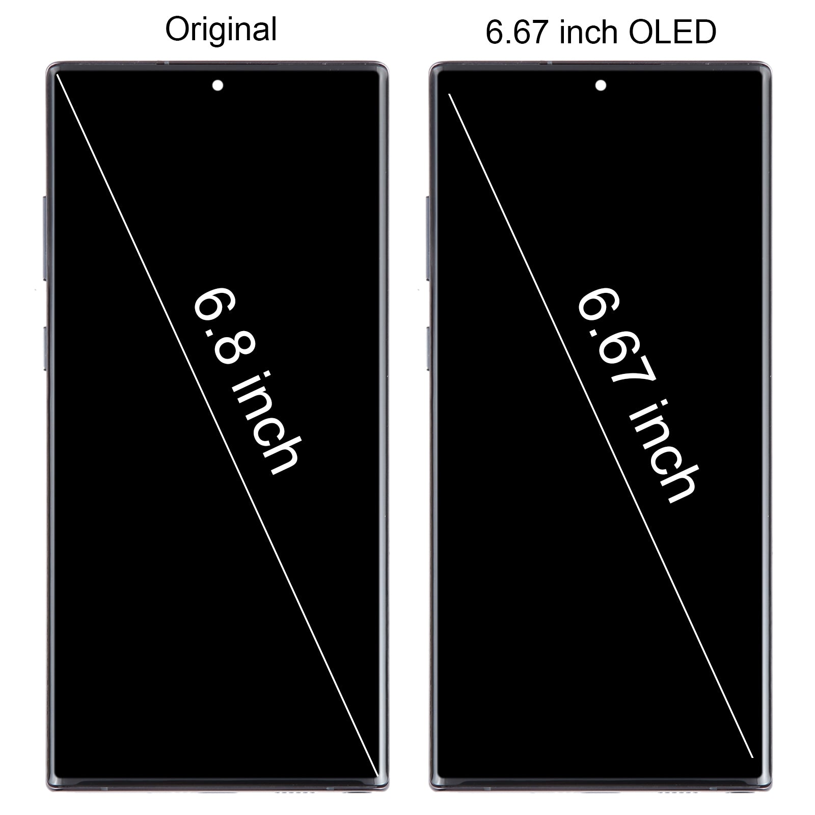 For-Samsung-Galaxy-Note10+-SM-N975-6.67-inch-OLED-LCD-Screen-Digitizer-Full-Assembly-with-Frame(Black)