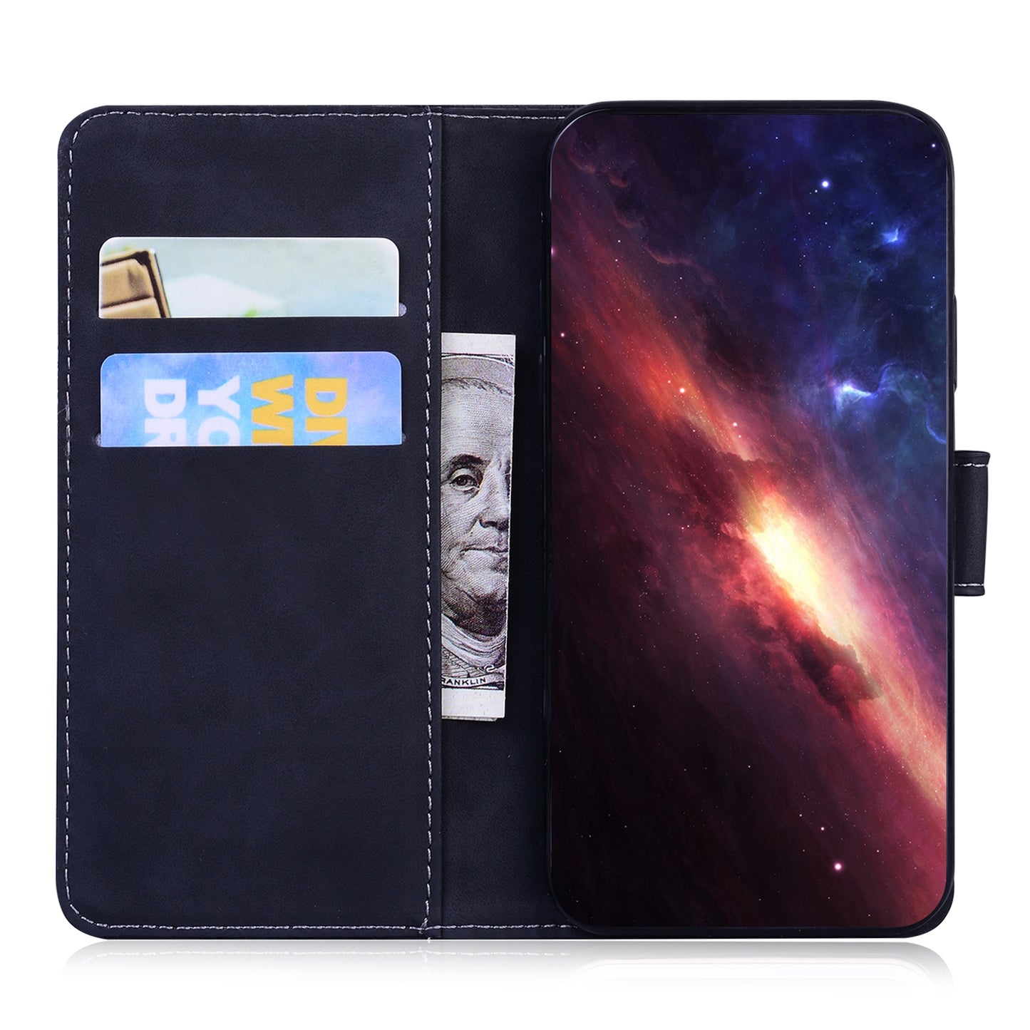 For-Samsung-Galaxy-Xcover7-Skin-Feel-Pure-Color-Flip-Leather-Phone-Case(Black)