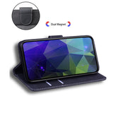 For-Samsung-Galaxy-Xcover7-Skin-Feel-Pure-Color-Flip-Leather-Phone-Case(Black)