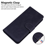 For-Samsung-Galaxy-Xcover7-Skin-Feel-Pure-Color-Flip-Leather-Phone-Case(Black)