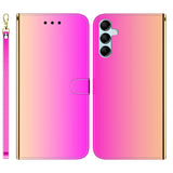 For-Samsung-Galaxy-M34-5G/F34-5G-Imitated-Mirror-Surface-Leather-Phone-Case(Gradient-Color)