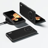 For-Honor-Magic-V3-ABEEL-Genuine-Leather-Luolai-Series-Phone-Case(Black)