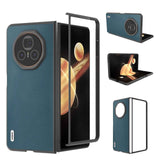 For-Honor-Magic-V3-ABEEL-Genuine-Leather-Xiaoya-Series-Phone-Case(Dark-Green)
