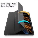 For-Samsung-Galaxy-Tab-S9-Ultra-DUX-DUCIS-TOBY-Series-Antiskid-Leather-Tablet-Case-with-Sleep-/-Wake-up-Function(Black)