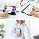For-Samsung-Galaxy-Tab-S9-Ultra-DUX-DUCIS-TOBY-Series-Antiskid-Leather-Tablet-Case-with-Sleep-/-Wake-up-Function(Black)
