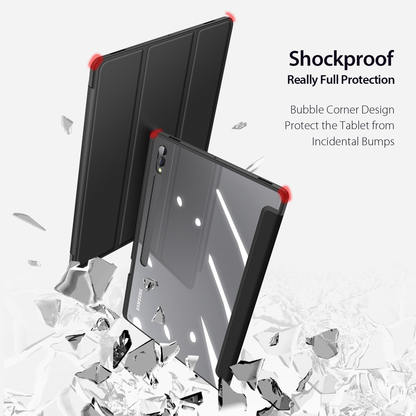 For-Samsung-Galaxy-Tab-S9-Ultra-DUX-DUCIS-TOBY-Series-Antiskid-Leather-Tablet-Case-with-Sleep-/-Wake-up-Function(Black)